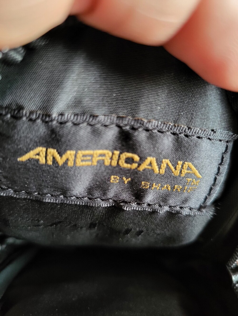 NEW AMERICANA BY SHERIF LEATHER MINI CROSSBODY - Picture 9 of 9